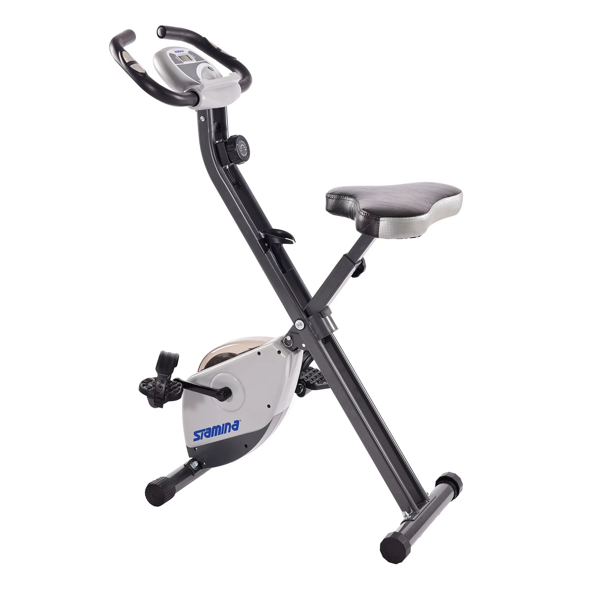 Folding Upright Exercise Bike with Padded Seat O20698