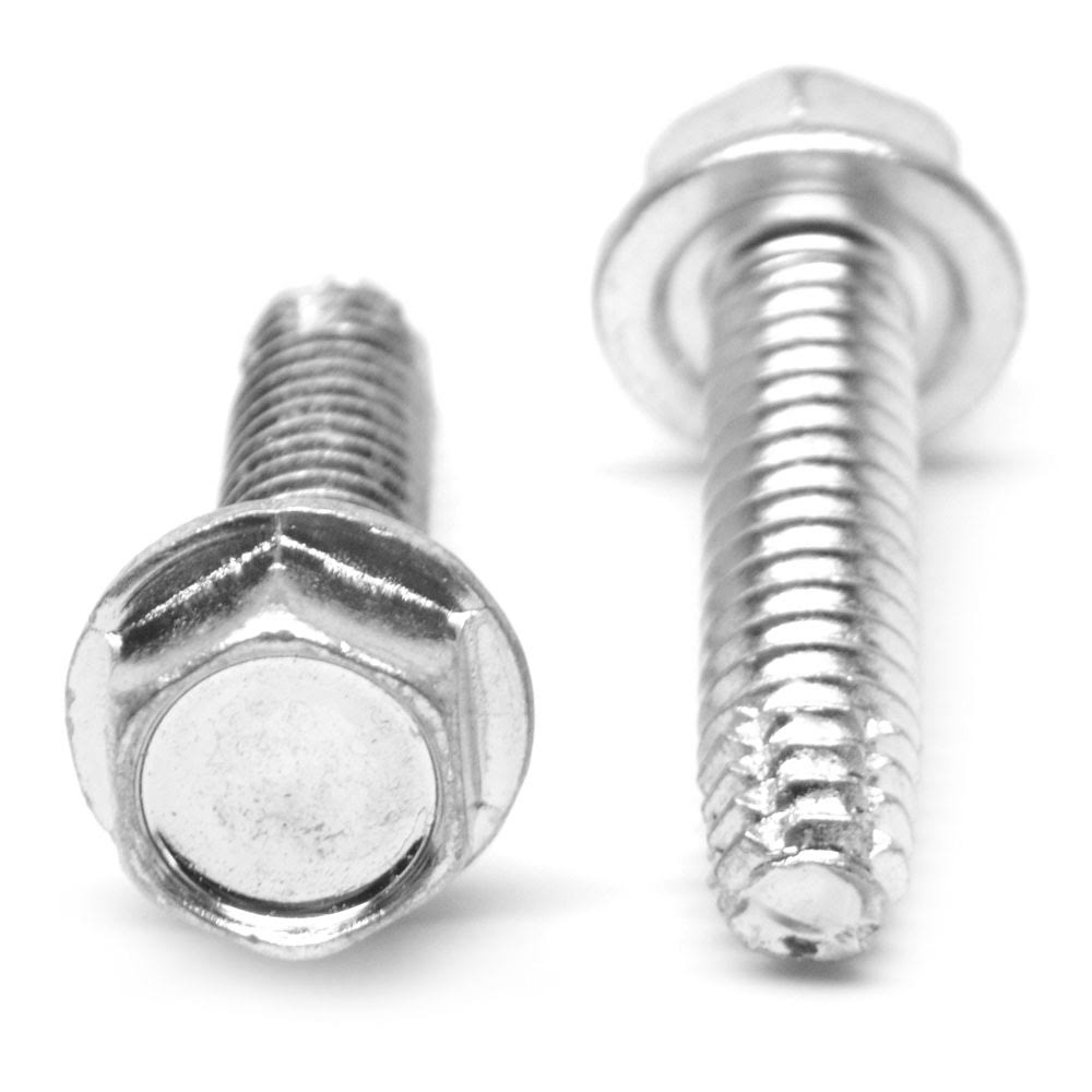 #8-32 x 1 1/4 Coarse Thread Hex Washer Head Screw Z11485