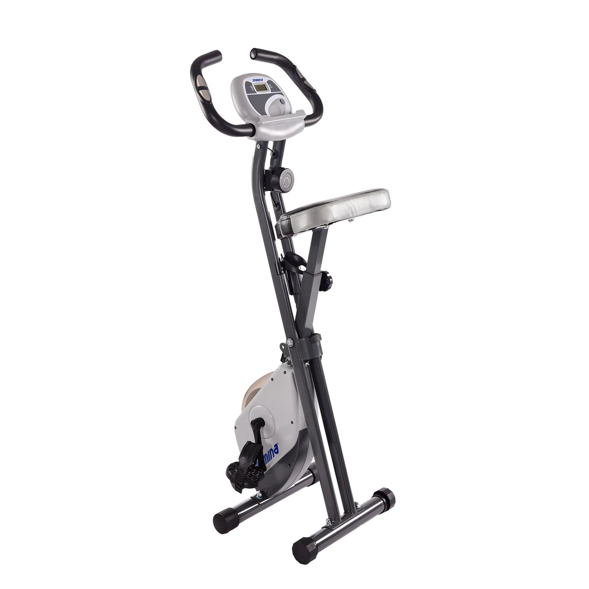 Folding Upright Exercise Bike with Padded Seat O20698
