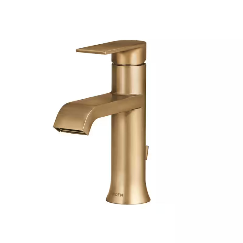Single Handle Single Hole Bathroom Faucet in Bronzed Gold K5557