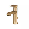 Single Handle Single Hole Bathroom Faucet in Bronzed Gold K5557